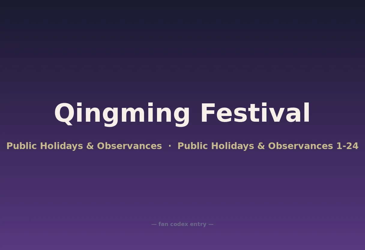 Qingming Festival