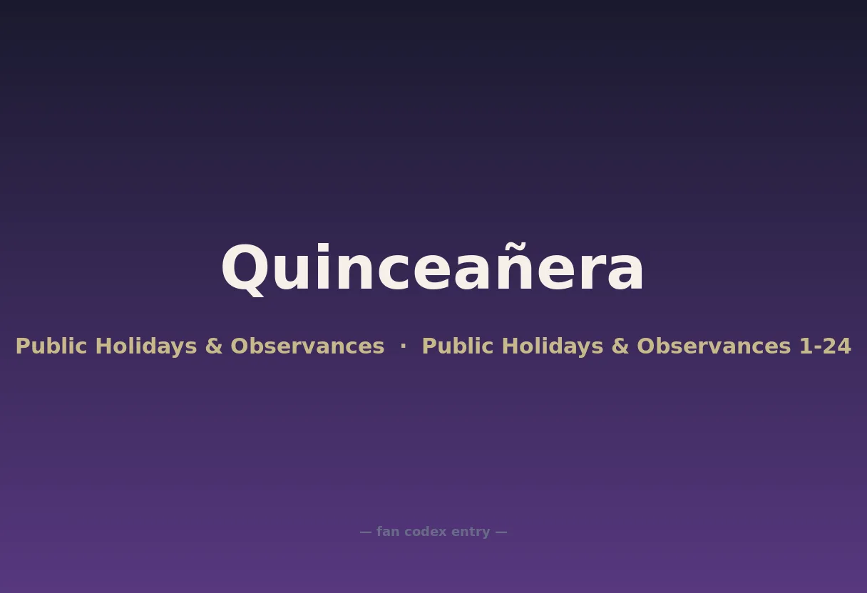 Quinceañera