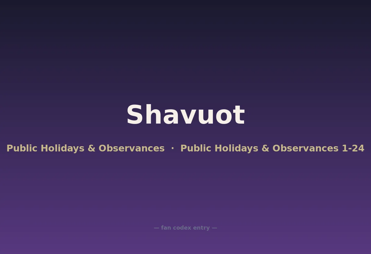 Shavuot